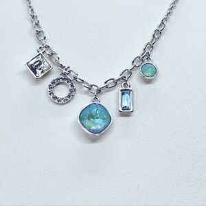Touchstone Crystal By Swarovski Mood Swing Necklace- Excellent Condition